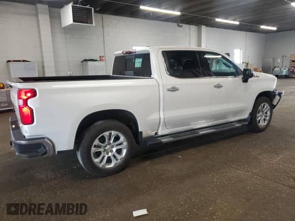 2023 Chevrolet Silverado 1500 LTZ with VIN 1GCUDGED9PZ248148, listed as a Copart auction lot 62300285 with 62,236 mi miles and Salvage title. Bid and sale history available at DreamBid. Image 3.
