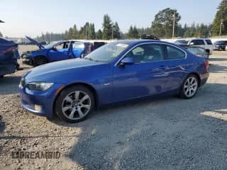 2007 BMW 3 Series 328xi with VIN WBAWV53577PW24408, listed as a Copart auction lot 71089495 with 134,046 mi miles and Salvage title. Bid and sale history available at DreamBid. Image 1.