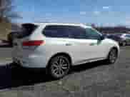 2014 Nissan Pathfinder SV with VIN 5N1AR2MM6EC665795, listed as a Copart auction lot 52210075 with 185,086 mi miles and Salvage title. Bid and sale history available at DreamBid. Image 3.