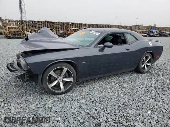 2019 Dodge Challenger R/T with VIN 2C3CDZBT7KH641159, listed as a Copart auction lot 83858095 with 56,121 mi miles and Salvage title. Bid and sale history available at DreamBid. Image 1.