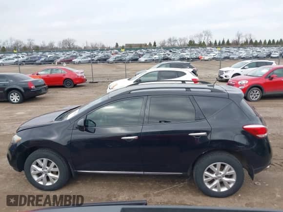 2014 Nissan Murano S with VIN JN8AZ1MU5EW408547, listed as a IAAI auction lot 41827784 with 163,668 mi miles and . Bid and sale history available at DreamBid. Image 14.