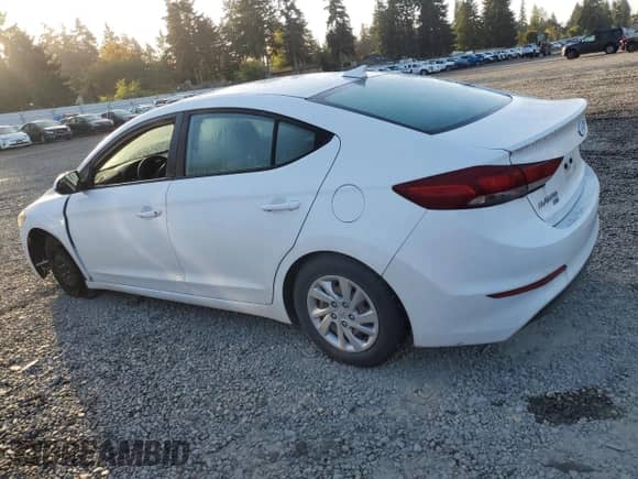 2017 Hyundai Elantra SE with VIN 5NPD74LF3HH191903, listed as a Copart auction lot 82235435 with 81,568 mi miles and Salvage title. Bid and sale history available at DreamBid. Image 2.