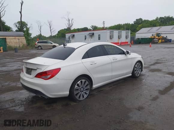2017 Mercedes-Benz CLA 250 with VIN WDDSJ4GB9HN448164, listed as a IAAI auction lot 42364823 with 39,284 mi miles and . Bid and sale history available at DreamBid. Image 4.