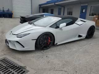 2017 Lamborghini Huracan LP 610-4 with VIN ZHWUR1ZF0HLA06387, listed as a Copart auction lot 78894714 with 20,903 mi miles and Salvage title. Bid and sale history available at DreamBid. Image 1.