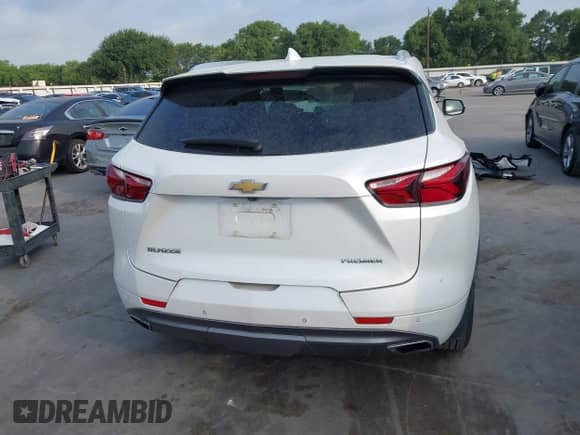 2021 Chevrolet Blazer Premier with VIN 3GNKBFRS4MS502493, listed as a IAAI auction lot 42129520 with 64,831 mi miles and . Bid and sale history available at DreamBid. Image 16.