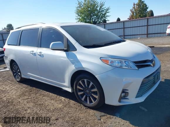 2019 Toyota Sienna Limited Premium z VIN 5TDDZ3DC9KS225532, wystawiony jako IAAI lot #43422558 z przebiegiem 117 889 mil mil oraz . Historia ofert i sprzedaży dostępna na DreamBid. Obrazek 1.
