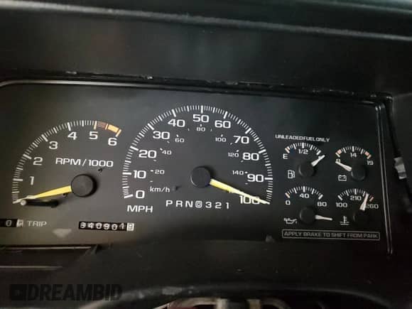 1996 Chevrolet Tahoe с VIN 1GNEK13R6TJ366230, выставлен на аукционе Copart как лот 65704445 с пробегом 340 901 миль миль и Чистый • Clean title. История ставок и продаж доступна на DreamBid. Изображение 9.