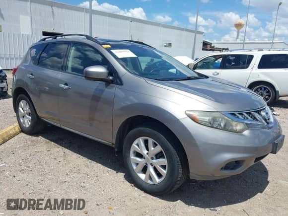 2011 Nissan Murano SL with VIN JN8AZ1MU3BW065376, listed as a IAAI auction lot 42807556 with 174,007 mi miles and . Bid and sale history available at DreamBid. Image 1.