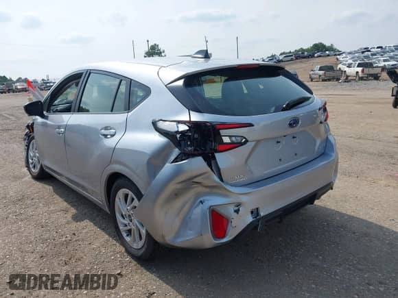 2025 Subaru Impreza with VIN JF1GUABC0S8222127, listed as a IAAI auction lot 42481099 with 2,910 mi miles and . Bid and sale history available at DreamBid. Image 21.