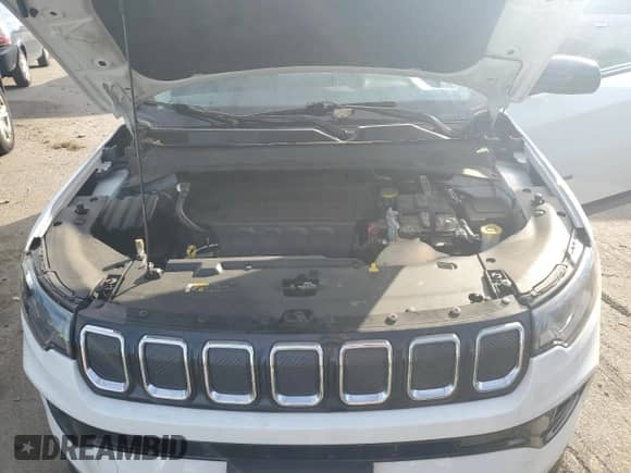 2022 Jeep Compass Limited with VIN 3C4NJDCB7NT214517, listed as a Copart auction lot 82420765 with 16,203 mi miles and Salvage title. Bid and sale history available at DreamBid. Image 12.