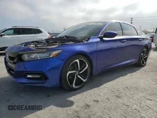 2020 Honda Accord Sport with VIN 1HGCV1F30LA101528, listed as a Copart auction lot 84919835 with Not provided miles and Salvage title. Bid and sale history available at DreamBid. Image 1.