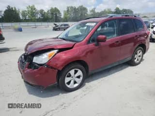 2014 Subaru Forester Premium with VIN JF2SJACC7EG453632, listed as a Copart auction lot 64503925 with 156,131 mi miles and Salvage title. Bid and sale history available at DreamBid. Image 1.