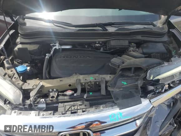 2021 Honda Pilot EX with VIN 5FNYF5H3XMB009051, listed as a Copart auction lot 60418895 with 84,872 mi miles and Salvage title. Bid and sale history available at DreamBid. Image 12.