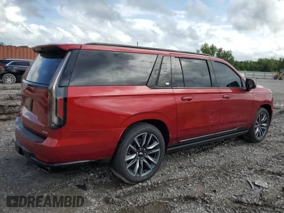 2021 Cadillac Escalade ESV Sport Platinum with VIN 1GYS4RKL1MR332713, listed as a Copart auction lot 64940614 with 69,176 mi miles and Clean title. Bid and sale history available at DreamBid. Image 3.