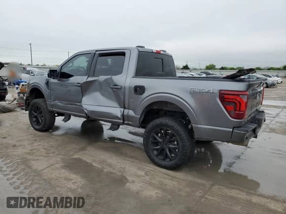 2024 Ford F-150 Lariat with VIN 1FTFW5L55RFA79446, listed as a Copart auction lot 51942235 with 8,694 mi miles and Clean title. Bid and sale history available at DreamBid. Image 2.