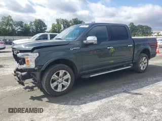 2018 Ford F-150 Lariat with VIN 1FTEW1E54JKE27685, listed as a Copart auction lot 67394525 with 83,511 mi miles and Salvage title. Bid and sale history available at DreamBid. Image 1.