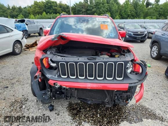 2018 Jeep Renegade Latitude with VIN ZACCJABB8JPH05350, listed as a Copart auction lot 65545705 with 66,020 mi miles and Salvage title. Bid and sale history available at DreamBid. Image 5.