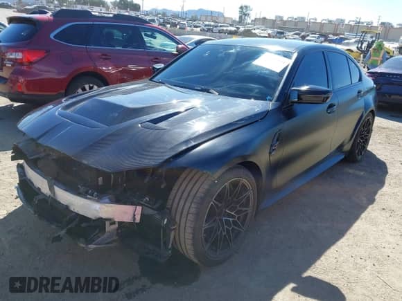 2021 BMW M3 Competition with VIN WBS33AY02MFL28272, listed as a IAAI auction lot 41703034 with 40,039 mi miles and . Bid and sale history available at DreamBid. Image 20.