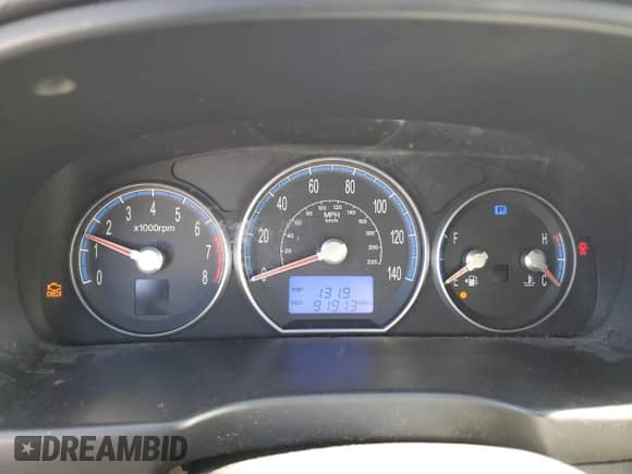 2007 Hyundai Santa Fe SE with VIN 5NMSH13EX7H086197, listed as a Copart auction lot 86501385 with 91,913 mi miles and Salvage title. Bid and sale history available at DreamBid. Image 9.