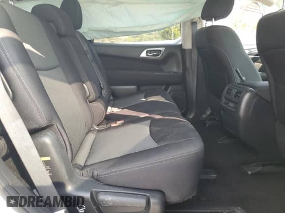 2017 Nissan Pathfinder SV with VIN 5N1DR2MM2HC913204, listed as a Copart auction lot 80472595 with 125,897 mi miles and Salvage title. Bid and sale history available at DreamBid. Image 10.