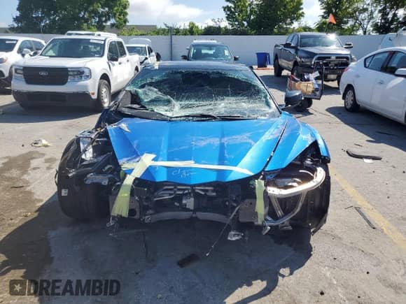 2024 Chevrolet Corvette 3LZ with VIN 1G1YF3D38R5610163, listed as a Copart auction lot 61630155 with 3,865 mi miles and Salvage title. Bid and sale history available at DreamBid. Image 5.