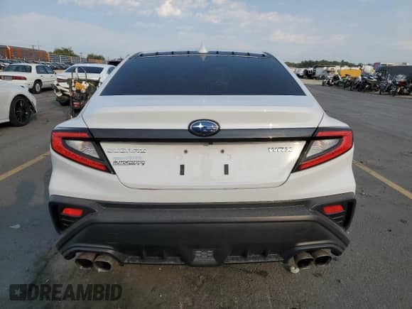 2023 Subaru WRX с VIN JF1VBAA61P9822973, выставлен на аукционе Copart как лот 72050655 с пробегом 7 383 миль миль и Списание • Salvage title. История ставок и продаж доступна на DreamBid. Изображение 6.