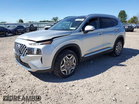 2023 Hyundai Santa Fe Limited with VIN KM8S7DA26PU082360, listed as a Copart auction lot 81180655 with 20,482 mi miles and Salvage title. Bid and sale history available at DreamBid. Image 1.