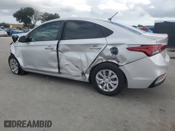 2022 Hyundai Accent SE с VIN 3KPC24A69NE179445, выставлен на аукционе Copart как лот 84881285 с пробегом 38 778 миль миль и На запчасти • Non repairable. История ставок и продаж доступна на DreamBid. Изображение 2.