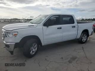 2023 Ram 1500 Tradesman with VIN 1C6SRFGT1PN696163, listed as a Copart auction lot 54166115 with 5,931 mi miles and Salvage title. Bid and sale history available at DreamBid. Image 1.