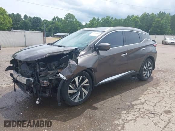 2018 Nissan Murano SV z VIN 5N1AZ2MG3JN116290, wystawiony jako IAAI lot #42501553 z przebiegiem 127 034 mil mil oraz . Historia ofert i sprzedaży dostępna na DreamBid. Obrazek 2.