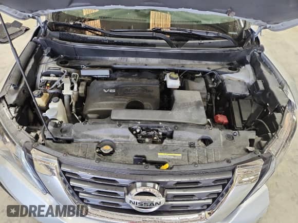 2019 Nissan Pathfinder SV with VIN 5N1DR2MN2KC629233, listed as a Copart auction lot 65849465 with 64,447 mi miles and Salvage title. Bid and sale history available at DreamBid. Image 12.