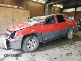 2003 Chevrolet Avalanche with VIN 3GNEK13T83G134354, listed as a Copart auction lot 86219725 with Not provided miles and Salvage title. Bid and sale history available at DreamBid. Image 1.