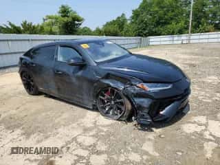 2024 Lamborghini Urus S with VIN ZPBUB3ZL8RLA33892, listed as a Copart auction lot 67140335 with Not provided miles and Salvage title. Bid and sale history available at DreamBid. Image 4.