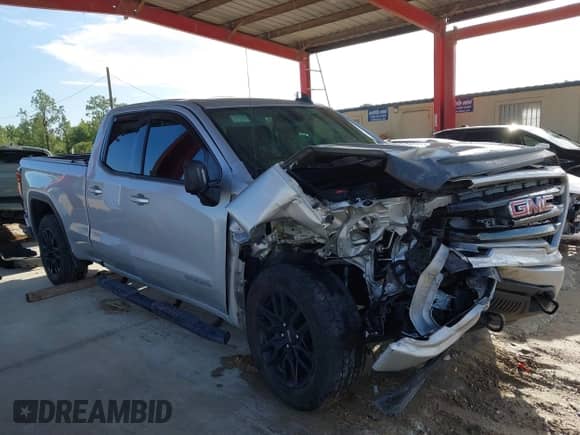 2019 GMC Sierra 1500 Elevation with VIN 1GTR8CED8KZ266443, listed as a IAAI auction lot 42662811 with 115,079 mi miles and . Bid and sale history available at DreamBid. Image 1.