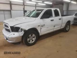2021 Ram 1500 Tradesman z VIN 1C6RR7FT5MS505380, wystawiony jako Copart lot #65763575 z przebiegiem 106 445 mil mil oraz Szkoda całkowita • Salvage title. Historia ofert i sprzedaży dostępna na DreamBid. Obrazek 1.