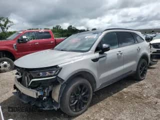 2022 Kia Sorento SX with VIN 5XYRKDLF4NG137369, listed as a Copart auction lot 66606495 with 56,641 mi miles and Salvage title. Bid and sale history available at DreamBid. Image 1.