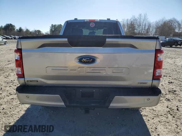 2022 Ford F-150 XL with VIN 1FTFX1E82NFA56603, listed as a Copart auction lot 79810214 with 44,675 mi miles and Salvage title. Bid and sale history available at DreamBid. Image 6.