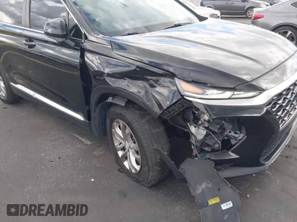 2020 Hyundai Santa Fe SE with VIN 5NMS23AD2LH160052, listed as a IAAI auction lot 43356238 with 90,990 mi miles and . Bid and sale history available at DreamBid. Image 6.