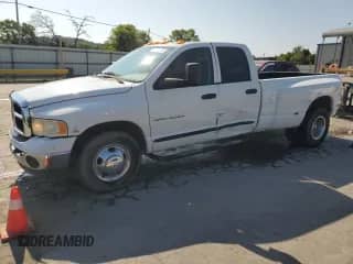 2005 Dodge 3500 SLT with VIN 3D7MR48C25G786700, listed as a Copart auction lot 70139345 with 262,165 mi miles and Salvage title. Bid and sale history available at DreamBid. Image 1.