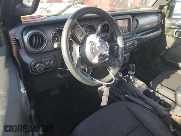 2022 Jeep Wrangler Willys with VIN 1C4GJXAN6NW177249, listed as a Copart auction lot 85960014 with 44,013 mi miles and Salvage title. Bid and sale history available at DreamBid. Image 8.