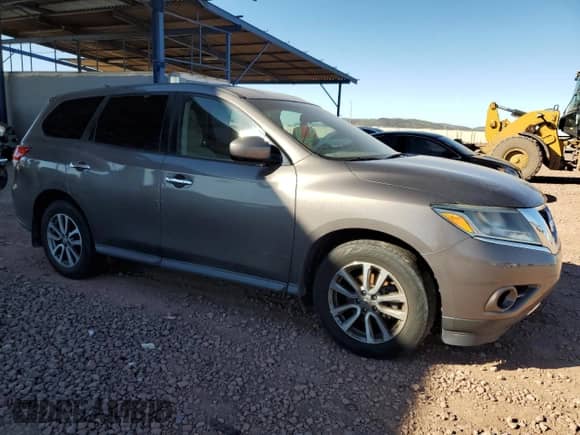 2014 Nissan Pathfinder S with VIN 5N1AR2MN2EC706481, listed as a Copart auction lot 85419195 with 118,860 mi miles and Clean title. Bid and sale history available at DreamBid. Image 4.