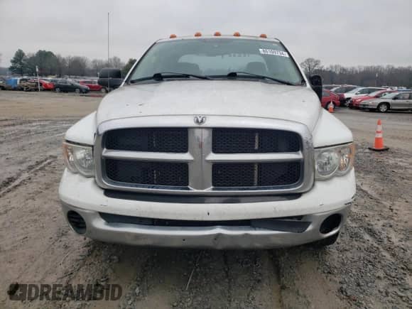 2005 Dodge 3500 SLT with VIN 3D7MR48C35G708250, listed as a Copart auction lot 86109734 with 348,069 mi miles and Salvage title. Bid and sale history available at DreamBid. Image 5.