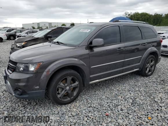 2016 Dodge Journey Crossroad Plus with VIN 3C4PDCGB0GT106800, listed as a Copart auction lot 84592125 with 152,571 mi miles and Salvage title. Bid and sale history available at DreamBid. Image 1.