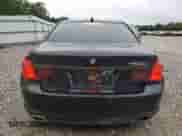 2009 BMW 7 Series 750Li with VIN WBAKB835X9CY57752, listed as a Copart auction lot 67517575 with 111,522 mi miles and Salvage title. Bid and sale history available at DreamBid. Image 6.
