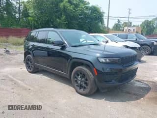2024 Jeep Grand Cherokee Altitude X with VIN 1C4RJHAG2RC165574, listed as a IAAI auction lot 42734051 with 7,510 mi miles and . Bid and sale history available at DreamBid. Image 1.
