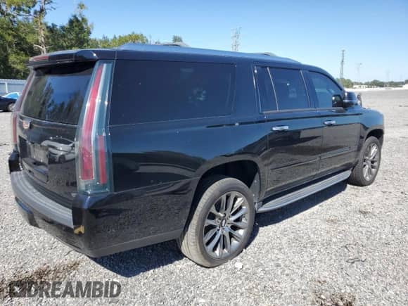 2020 Cadillac Escalade ESV Premium Luxury z VIN 1GYS4JKJ7LR197123, wystawiony jako Copart lot #85869425 z przebiegiem 92 138 mil mil oraz Szkoda całkowita • Salvage title. Historia ofert i sprzedaży dostępna na DreamBid. Obrazek 3.