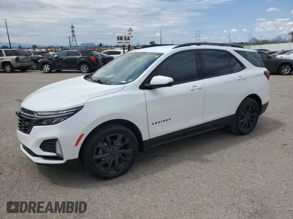2023 Chevrolet Equinox RS с VIN 3GNAXMEG0PS143697, выставлен на аукционе Copart как лот 71439885 с пробегом 22 764 миль миль и Списание • Salvage title. История ставок и продаж доступна на DreamBid. Изображение 1.