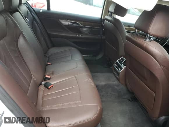 2017 BMW 7 Series 740i xDrive with VIN WBA7E4C59HGU99296, listed as a Copart auction lot 60886265 with Not provided miles and Salvage title. Bid and sale history available at DreamBid. Image 10.