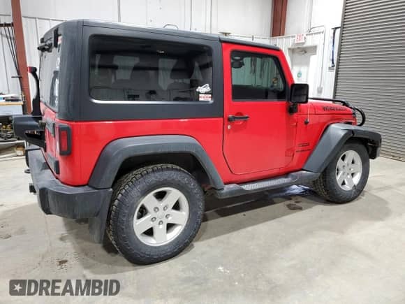 2016 Jeep Wrangler Sport with VIN 1C4AJWAG9GL313752, listed as a Copart auction lot 49638365 with 102,105 mi miles and Salvage title. Bid and sale history available at DreamBid. Image 3.