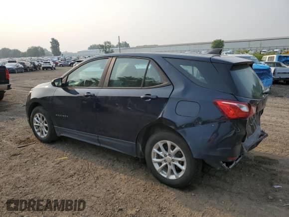 2020 Chevrolet Equinox LS with VIN 3GNAXHEV9LS508801, listed as a Copart auction lot 67254955 with 77,296 mi miles and Non repairable. Bid and sale history available at DreamBid. Image 2.